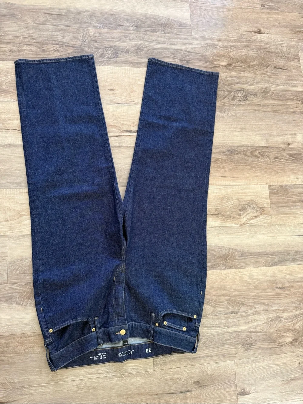 J. Crew Dark Indigo Cropped Straight-Leg Jeans NWT